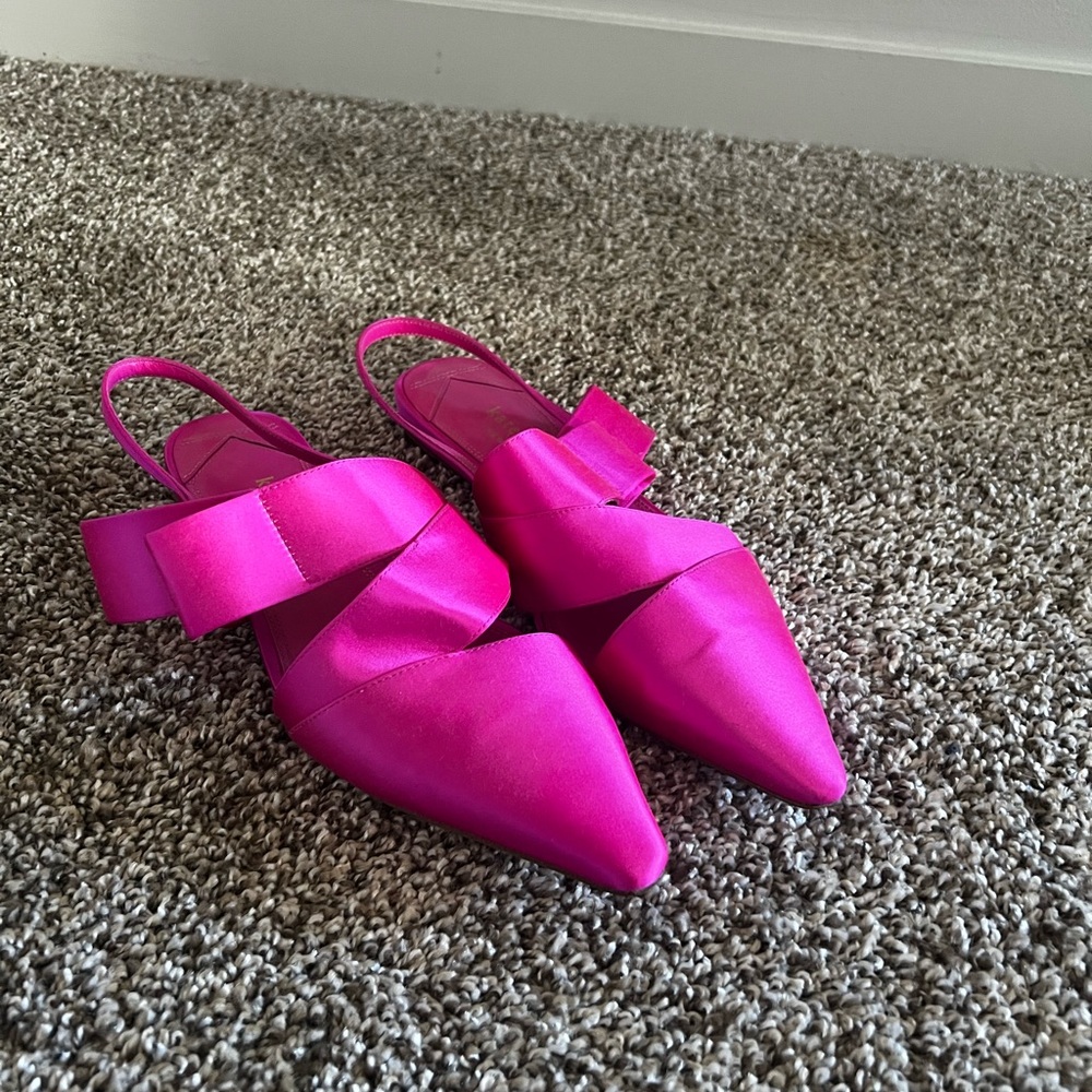 Kate Spade Biance Flat Pink Women's Slingback Shoes